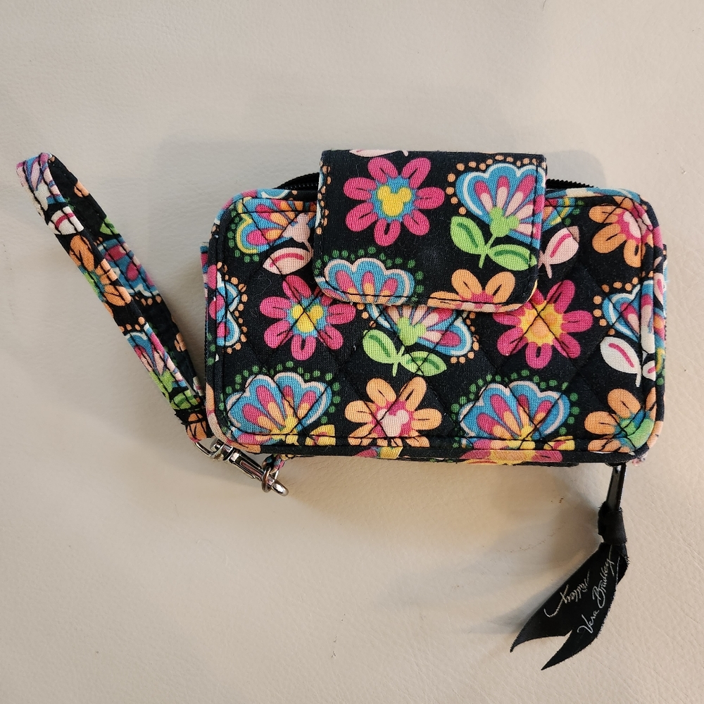 Vera Bradley Disney Parks Midnight with Mickey Mouse Smartphone Wristlet Wallet